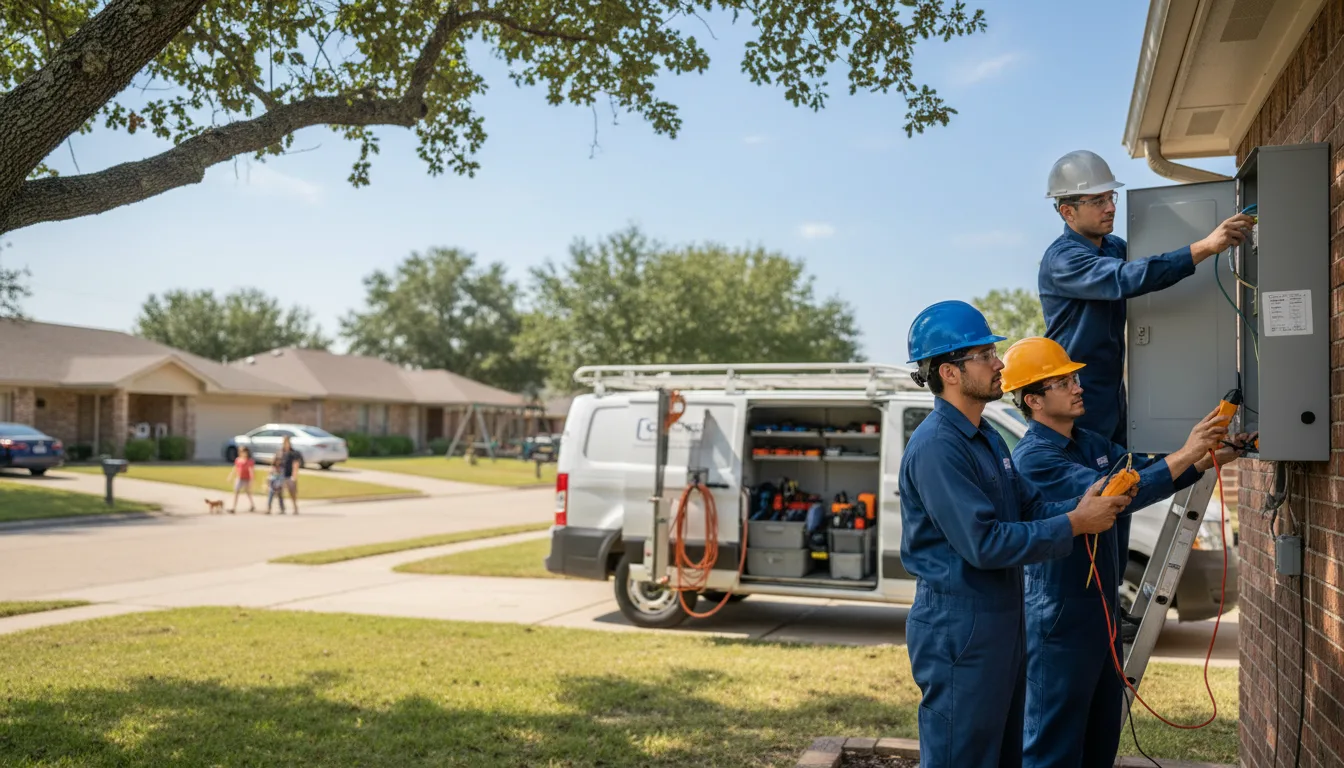 Certified electrician providing emergency electrical services in Rumsey, KY
